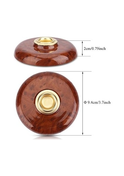 Veiyi Cello Stoper, 9,4 x 2 Cm/3,7 x 0,79 Inç Cello Stand, Kahverengi Plastik Cellos Kaymaz Ped, Profesyonel Çellistler Için Cellos Aksesuar fiyatları