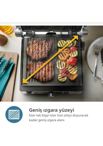 Inox Paslanmaz Gövde, +5000 Serisi Izgara ve Tost Makinesi 2200W+ Viva Collection Katı Meyve Sıkacağı+Hassas Mutfak Tartısı fırsatları