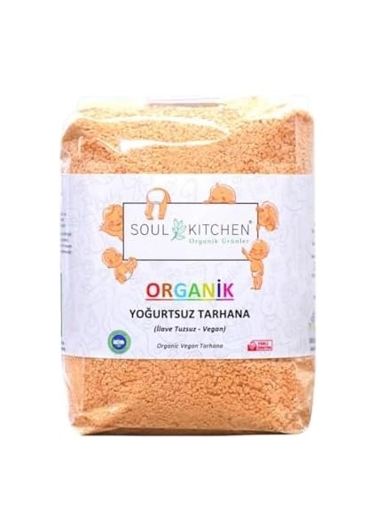 Soul Kitchen Organik Yoğurtsuz Tarhana 250GR (Vegan) (Ilave Tuzsuz)
