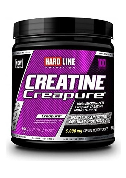 Hardline Nutrition Creatine Creapure, 500GR fiyatları