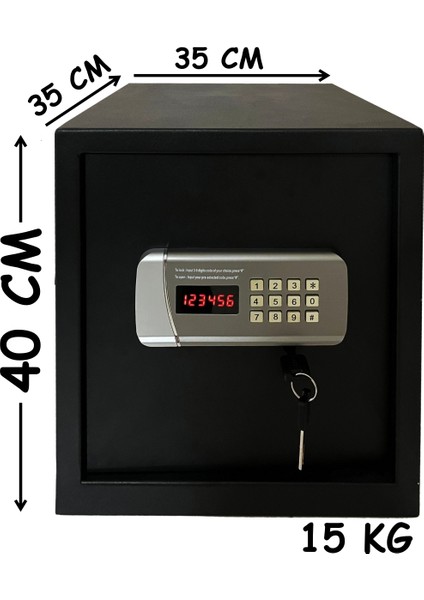 Ev ve Ofis Tipi Motorlu Şifreli Çelik Para Kasası Güvenli Para Kasası
