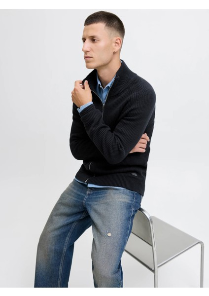 Jj Pannel Knıt Zıp Cardıgan Aw 25 fırsatları