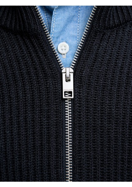 Jj Pannel Knıt Zıp Cardıgan Aw 25