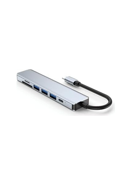 Pro Air Uyumlu 7in1 Type-C 7 Port Çevirici Hub HDMI Sd Kart USB 3.0 Pd Type-C Dönüştürücü modelleri