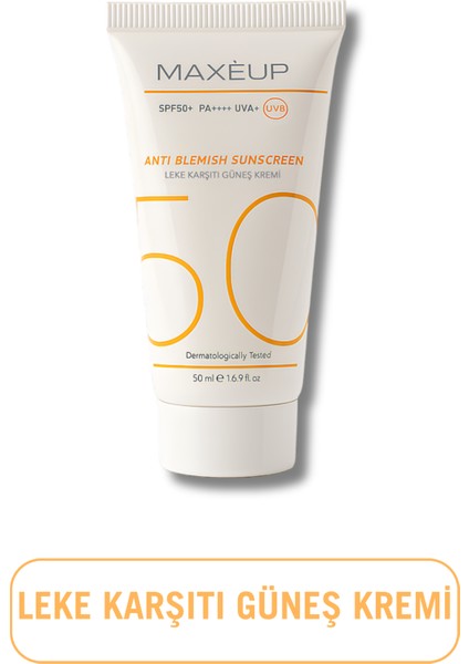Su Bazlı Leke Karşıtı Yüz Güneş Kremi SPF50+ | Glulatyon, Aleo Vera | 50 ML |