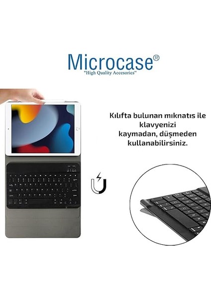 iPad 9.nesil 2021 10.2 Inch Bluetooth Klavyeli Standlı Kılıf - Bkk4 fırsatları