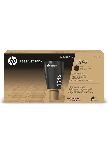 154X Black Siyah 5.000 Sayfa Laserjet Tank Tanklı Yazıcı Toneri W1540X