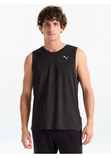 68952001 Traınıng Relaxed Tank Puma Siyah Regular Fit Düz Erkek Atlet