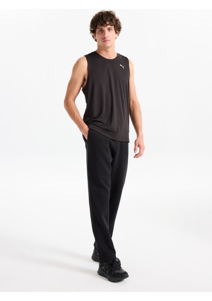 68952001 Traınıng Relaxed Tank Puma Siyah Regular Fit Düz Erkek Atlet modelleri