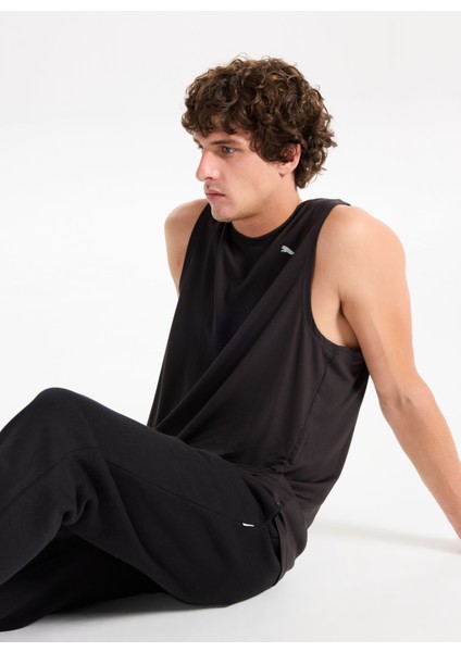 68952001 Traınıng Relaxed Tank Puma Siyah Regular Fit Düz Erkek Atlet fırsatları