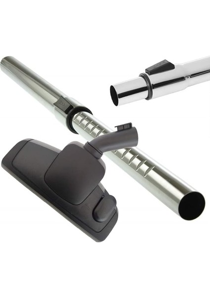 Arçelik S 4240 C Uyumlu Süpürge Emici Yer Başlığı Teleskopik Boru Seti