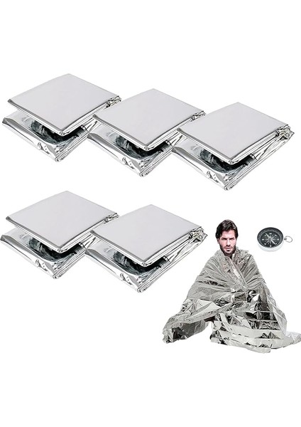 Adet * Acil Durum Battaniyesi, Dayanıklı Kamp Ekipmanları, Kamp Aksesuarları, Açık Hava Sporları, Doğa Sporları, Yürüyüş, Sırt Çantasıyla Seyahat, Lamonea 150CM*200CM, Myflon Laminasyonlu 50 Gram M2