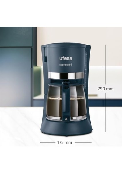 Filtre Kahve Makinesi CG7114, 6 Fincan, 600 W, 0.6 L, Kalıcı Filtre, Damlama Durdurma, Otomatik Kapanma, Siyah modelleri