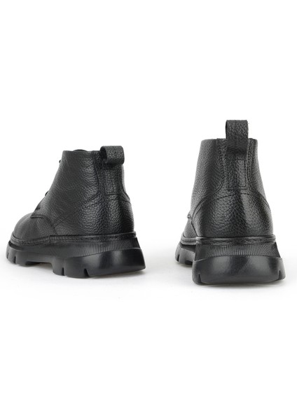, Erkek Hakiki Deri Bot 1531007Z384 Siyah modelleri
