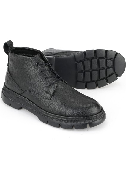 , Erkek Hakiki Deri Bot 1531007Z384 Siyah fırsatları