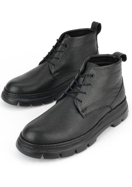 , Erkek Hakiki Deri Bot 1531007Z384 Siyah indirimleri
