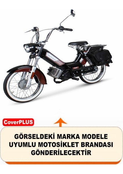 Mobylette AV44 Branda (Arka Çanta Uyumlu) Motosiket Brandası (Siyah Renk) Motor Örtüsü Çadır Su Geçirmez Motosiklet Kılıfı Motor Brandası fiyatları
