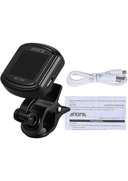 Renkli Ekranlı Klip-On Akortör, Kromatik Gitar Bas Ukulele Keman Için, Süper Hızlı ve Doğru Akort, Çift 360 Derece Döner Klip, Dahili Pil, Yüksek Çözünürlüklü Va Ekran fırsatları
