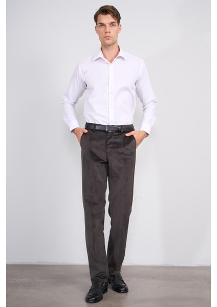 C.k 9246 Mnt Erkek Kadife Pantolon Kahve No 8