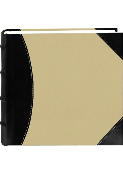 Albums Yüksek Kapasiteli Fotoğraf Albümü, Plastik, Siyah ve Bej, 500 Not Cebi