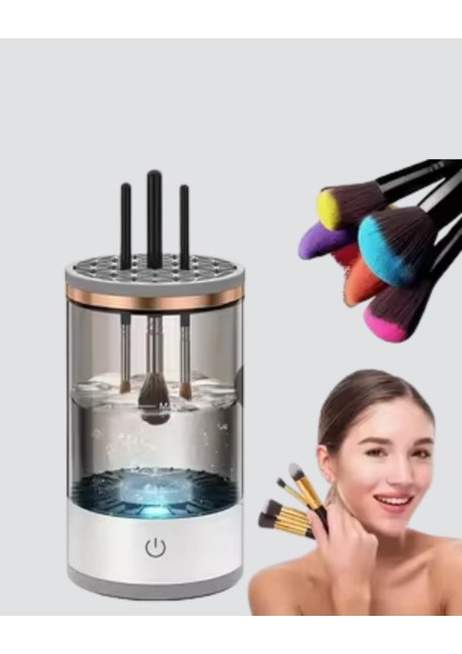 Profesyonel Makyaj Fırçası Temizleme ve Kurutma Makinesi indirimleri