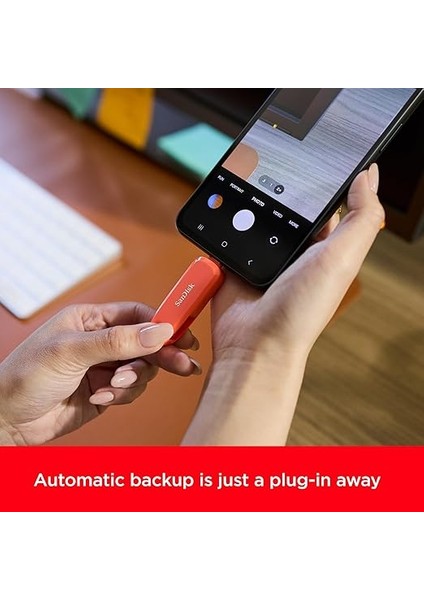 Phone Drive 128GB Android Uyumlu USB 3.2 Gen 1 Flash Bellek Yellow Daffodil SDDDC6-128G-G46YD fırsatları