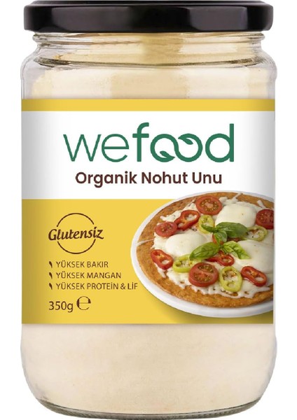 Wefood Organik Glutensiz Nohut Unu 350 gr fiyatları