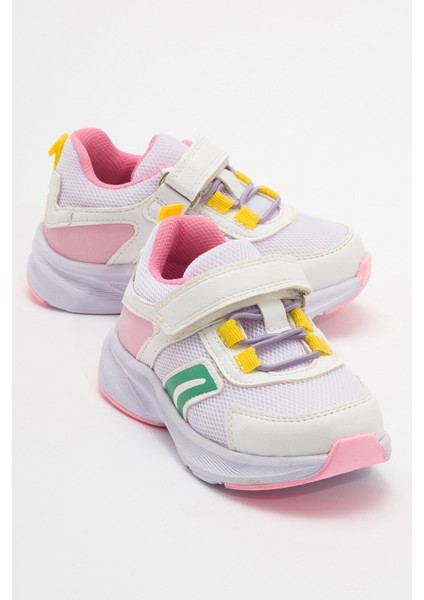 Kız Çocuk Beyaz Günlük Spor Ayakkabı