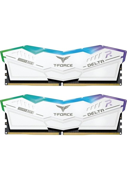 Ram Team D5 6400 32GB C40 Delta Rgb Beyaz K2
