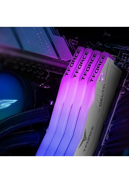 Ram Team D5 6400 32GB C40 Delta Rgb Beyaz K2 modelleri