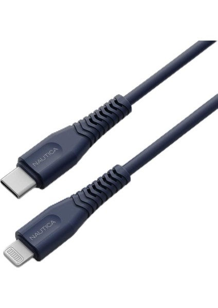 USB C - Kablosu, Tip C - Yıldırım Kablosu, USB C Şarj Cihazı, Mfi Onaylı, Hızlı Şarj Cihazı, 13/12 Pro Max/11/x/xs/xr, Ipad,, 4 Ft. (Lacivert) Için Şarj Kablosu