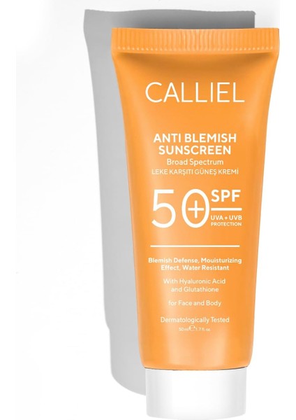 Calliel Anti Blemish Güneş Kremi 50 ml