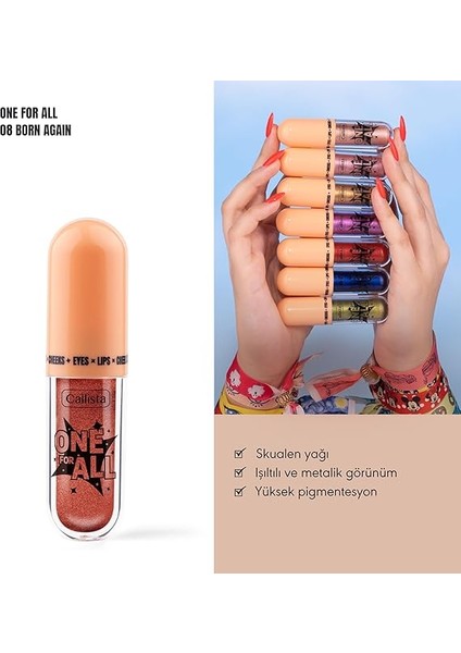 One For All 08 Born Again Eyes & Lips & Cheeks Likit Göz Farı fiyatları