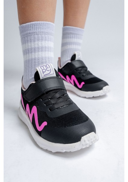 Kız Çocuk Siyah Spor Ayakkabı