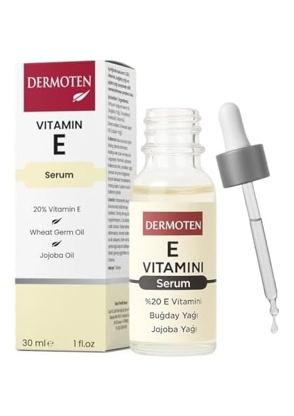 Dermoten E Vitamini Nemlendirici Cilt Bakım Serumu 30 ml modelleri