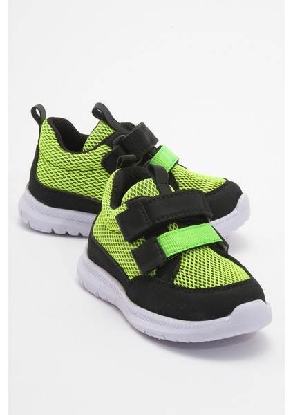 Unisex Çocuk Yeşil Günlük Spor Ayakkabı