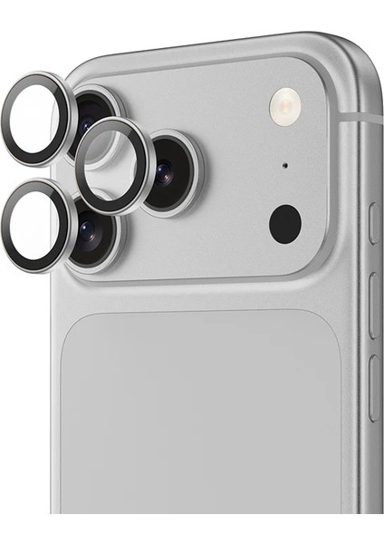 iPhone 17 Pro ve Pro Max Kamera Temperli Cam Lens Koruyucu Cl-07