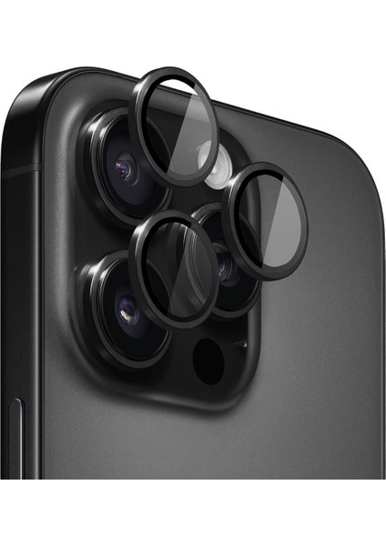iPhone 17 Pro ve Pro Max Kamera Temperli Cam Lens Koruyucu Cl-07 modelleri