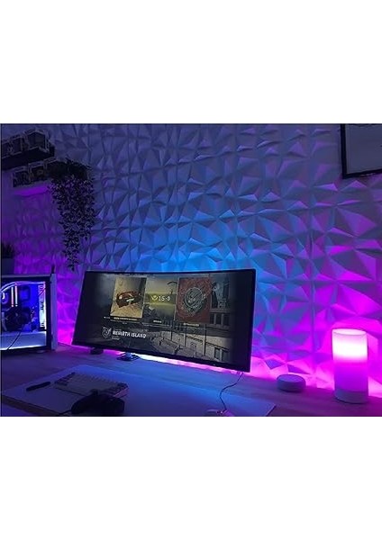 Paket 3D Duvar Panelleri Duvar Karoları 3D Elmas Pvc Duvar Kağıdı Oyun Odası, Oturma Odası, Çamaşır Odası, Mutfak Için 30 x 30 cm fiyatları
