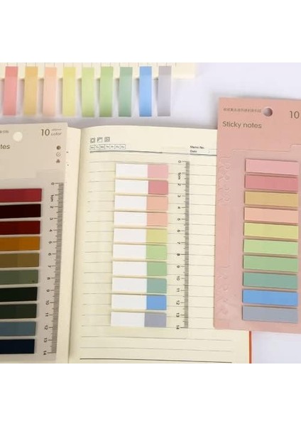 Post It 10 Renkli 200 Yaprak Yapışkan Not Kağıtları Sticky Etiket Not Defteri Kitap Ayracı (Vanilya Tam) fiyatları