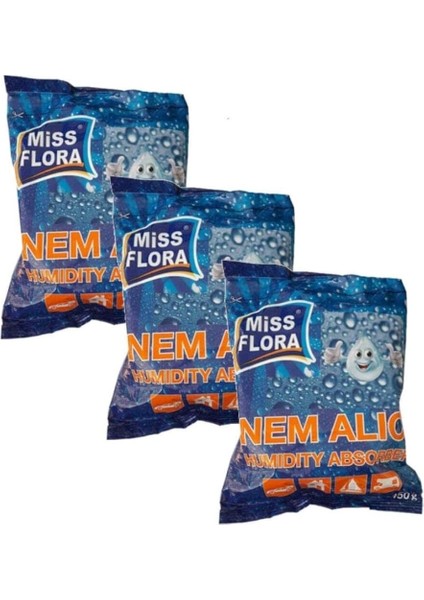 Flora Nem Alıcı 450 G Yedek 3'lü Set