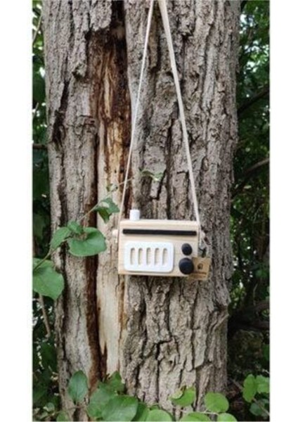 Doğal Ahşap Retro Radyo, Çocuk Oyun ve Dekor Için Nostaljik Askılı Tasarım fiyatları