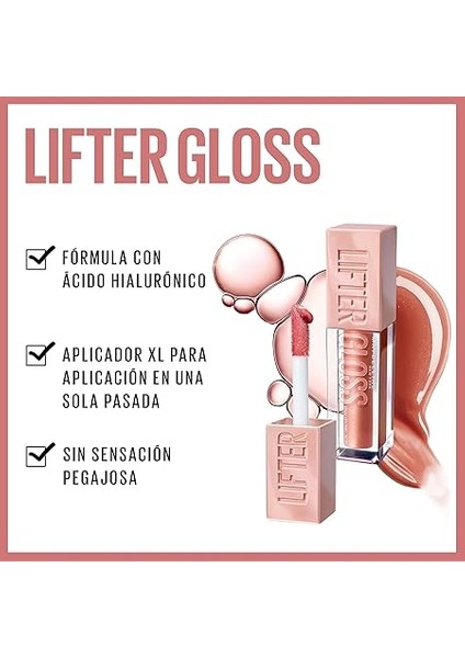 New York Lifter Gloss Nemlendirici Dudak Parlatıcısı - 005 Petal fırsatları