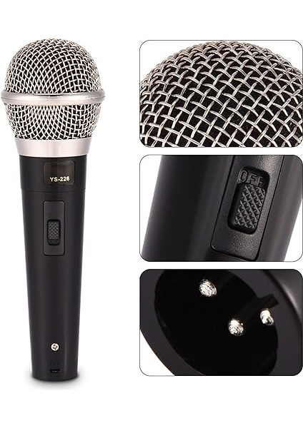 Mikrofon Dinamik Kablolu Mikrofonumuza Sahip Mikrofon Karaoke, Aile Toplantıları, Açık Hava Gösterileri Gibi Çeşitli Etkinlikler Için Dinamik Mikrofon modelleri
