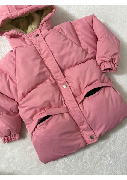 Kız Çocuk Içi Kürklü Su-Rüzgar Geçirmez Şişme Mont fiyatları
