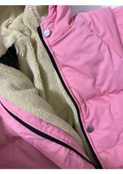 Kız Çocuk Içi Kürklü Su-Rüzgar Geçirmez Şişme Mont modelleri