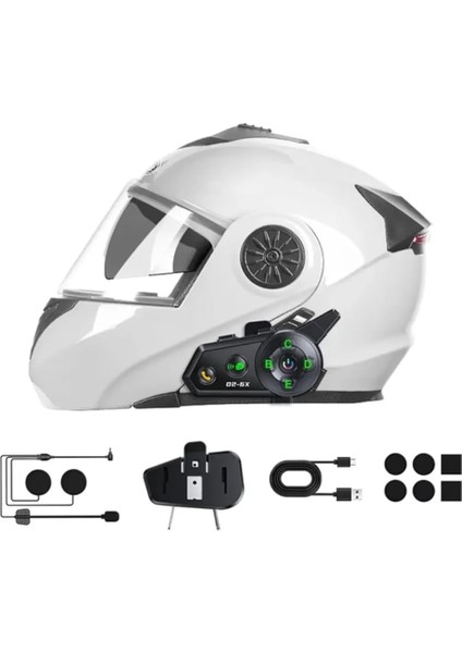 6 Kişilik Motosiklet Kask Bluetooth Intercom Seti Su Geçirmez 1000M Mesafeli Müzik Paylaşımlı modelleri