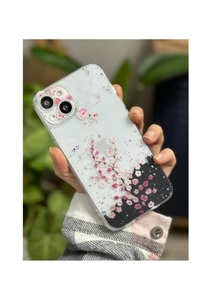 Go Aksesuar 13 ve 14 ile Uyumlu Şeffaf Baskı Desenli Silikon Kılıf fiyatları