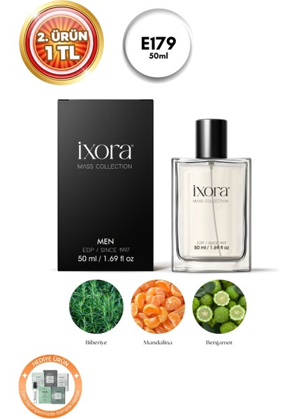 Ixora E179 Forceful Erkek Parfüm 50 ml