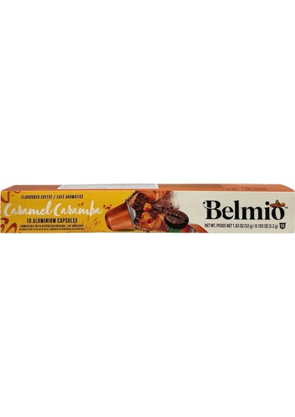 Uyumlu Belmio Kapsül Kahve Caramel 10 Lu
